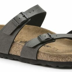 Best deal 👍 Birkenstock Mayari Birko-Flor Pull Up Anthracite ⌛ -women-sandals sale 1005023 detail 1