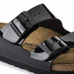 Best Pirce 🔥 Birkenstock Arizona Birko-Flor Patent Black Patent ❤️ 18 Best Pirce 🔥 Birkenstock Arizona Birko-Flor Patent Black Patent ❤️ -women-sandals sale 1005292 detail 1