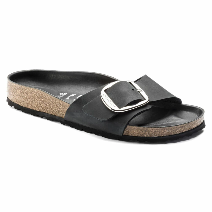 Wholesale โ Birkenstock Madrid Oiled Leather Black ๐ 2 Wholesale โ Birkenstock Madrid Oiled Leather Black ๐ - Image 2