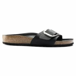 Wholesale โ Birkenstock Madrid Oiled Leather Black ๐ 16 Wholesale โ Birkenstock Madrid Oiled Leather Black ๐ -women-sandals sale 1006523 side
