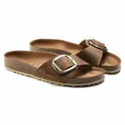 Best Pirce ⌛ Birkenstock Madrid Oiled Leather Cognac 😉 -women-sandals sale 1006525 pair