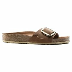 Best Pirce ⌛ Birkenstock Madrid Oiled Leather Cognac 😉 -women-sandals sale 1006525 side