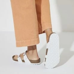 Coupon 🤩 Birkenstock Mayari Birko-Flor White 🛒 -women-sandals sale 1014190 f closeup f