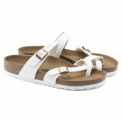 Coupon 🤩 Birkenstock Mayari Birko-Flor White 🛒 -women-sandals sale 1014190 pair