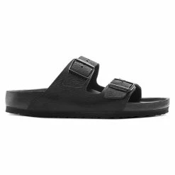 Deals 😀 Birkenstock Arizona Natural Leather Black Black 🤩 -women-sandals sale 1014415 side