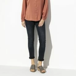 Hot Sale ❤️ Papillio Namica Suede Leather Washed Metallic Stone Gold ⌛ -women-sandals sale 1014879 f look f