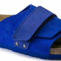 Buy 🧨 Birkenstock Kyoto Nubuck/Suede Leather Ultra Blue ⌛ -women-sandals sale 1015575 detail 1