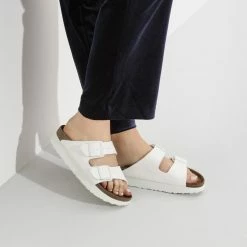 Outlet 🎁 Papillio Arizona Birko-Flor White 💯 -women-sandals sale 1015806 f closeup f