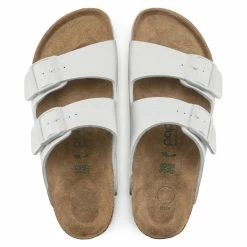 Outlet 🎁 Papillio Arizona Birko-Flor White 💯 -women-sandals sale 1015806 top