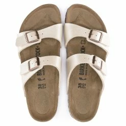 Cheapest ⭐ Birkenstock Sydney Birko-Flor Graceful Pearl White 👏 -women-sandals sale 1016171 top