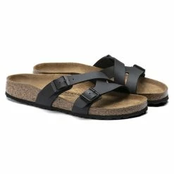 Budget 😀 Birkenstock Yao Birko-Flor Black 🛒 -women-sandals sale 1016687 pair