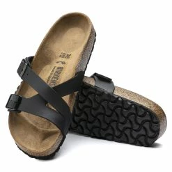 Budget 😀 Birkenstock Yao Birko-Flor Black 🛒 -women-sandals sale 1016687 sole
