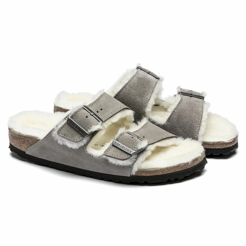 Outlet ๐ฅ Birkenstock Arizona Shearling Suede Leather Stone Coin ๐ฏ 6 Outlet ๐ฅ Birkenstock Arizona Shearling Suede Leather Stone Coin ๐ฏ - Image 6