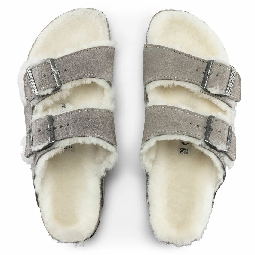 Outlet ๐ฅ Birkenstock Arizona Shearling Suede Leather Stone Coin ๐ฏ 5 Outlet ๐ฅ Birkenstock Arizona Shearling Suede Leather Stone Coin ๐ฏ - Image 5