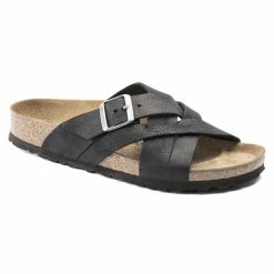 Best deal 👍 Birkenstock Lugano Oiled Leather Camberra Old Black 🎉