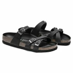 Coupon ๐ Birkenstock Franca Oiled Leather Black ๐ 15 Coupon ๐ Birkenstock Franca Oiled Leather Black ๐ -women-sandals sale 1017566 pair