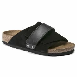 Cheapest ๐ Birkenstock Kyoto Oiled Leather/Suede Leather Black ๐
