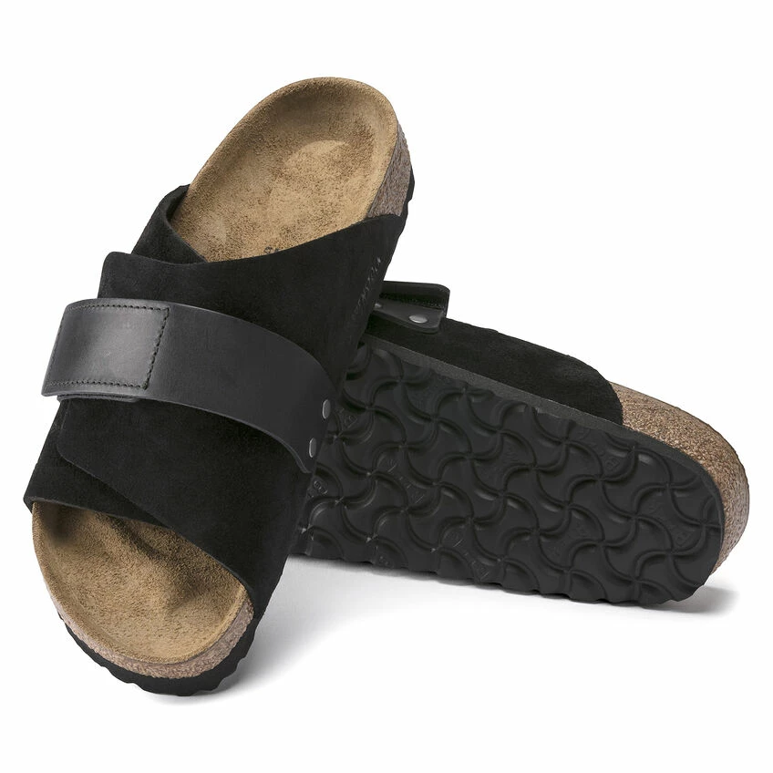 Cheapest π Birkenstock Kyoto Oiled Leather/Suede Leather Black π 3 Cheapest π Birkenstock Kyoto Oiled Leather/Suede Leather Black π - Image 3