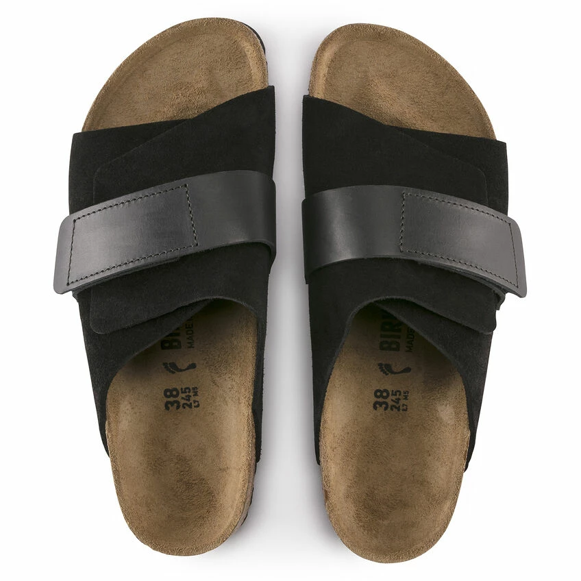 Cheapest π Birkenstock Kyoto Oiled Leather/Suede Leather Black π 4 Cheapest π Birkenstock Kyoto Oiled Leather/Suede Leather Black π - Image 4