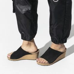 Cheapest ๐ Papillio Namica Suede Leather Black โจ 12 Cheapest ๐ Papillio Namica Suede Leather Black โจ -women-sandals sale 1018274 f closeup f