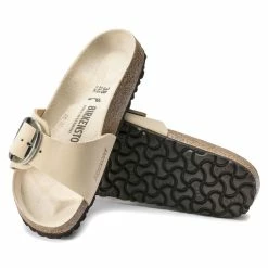 Deals ❤️ Birkenstock Madrid Big Buckle Nubuck Leather Almond 🔔 -women-sandals sale 1018654 sole