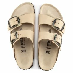 Cheapest 🛒 Birkenstock Arizona Big Buckle Nubuck Leather Almond 😀 -women-sandals sale 1018674 top