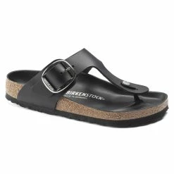Flash Sale 😉 Birkenstock Gizeh Big Buckle Oiled Leather Black 🥰