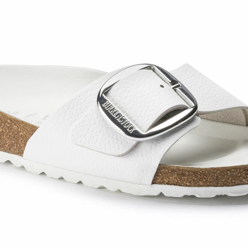 Outlet โค๏ธ Birkenstock Madrid Big Buckle Natural Leather White ๐ 9 Outlet โค๏ธ Birkenstock Madrid Big Buckle Natural Leather White ๐ - Image 9