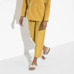 Outlet โค๏ธ Birkenstock Madrid Big Buckle Natural Leather White ๐ 11 Outlet โค๏ธ Birkenstock Madrid Big Buckle Natural Leather White ๐ -women-sandals sale 1018866 f look f