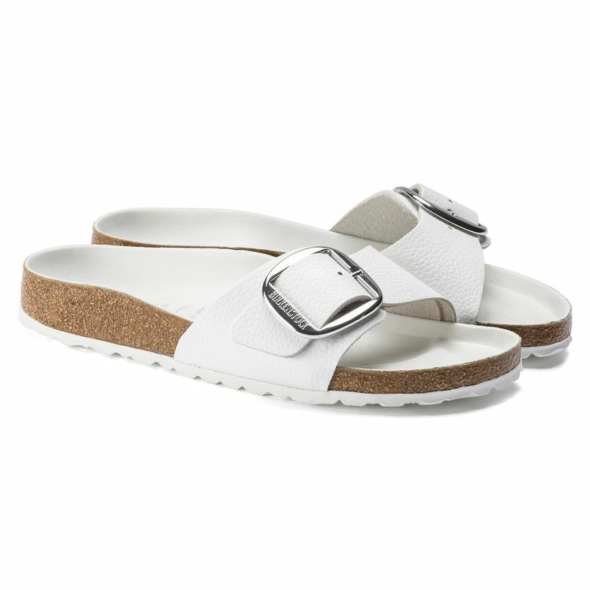 Outlet โค๏ธ Birkenstock Madrid Big Buckle Natural Leather White ๐ 7 Outlet โค๏ธ Birkenstock Madrid Big Buckle Natural Leather White ๐ - Image 7