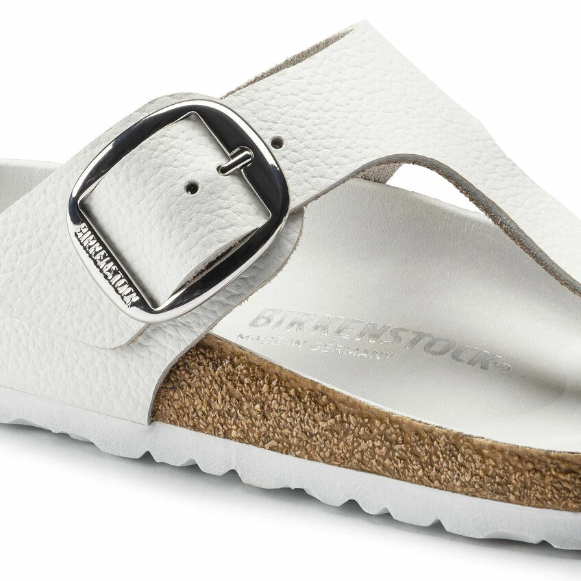 Budget ✔️ Birkenstock Gizeh Big Buckle Natural Leather White ❤️ 9 Budget ✔️ Birkenstock Gizeh Big Buckle Natural Leather White ❤️ - Image 9