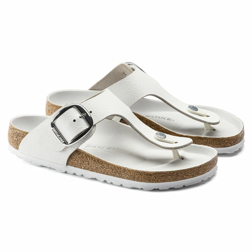 Budget ✔️ Birkenstock Gizeh Big Buckle Natural Leather White ❤️ 7 Budget ✔️ Birkenstock Gizeh Big Buckle Natural Leather White ❤️ - Image 7