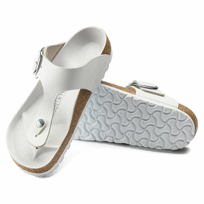 Budget ✔️ Birkenstock Gizeh Big Buckle Natural Leather White ❤️ 5 Budget ✔️ Birkenstock Gizeh Big Buckle Natural Leather White ❤️ - Image 5