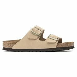 New π₯° Birkenstock Arizona Nubuck Leather Sandcastle π 14 New π₯° Birkenstock Arizona Nubuck Leather Sandcastle π -women-sandals sale 1019016 side