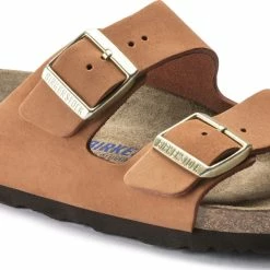 Best Pirce ✔️ Birkenstock Arizona Nubuck Leather Pecan 👍 -women-sandals sale 1019042 detail 1