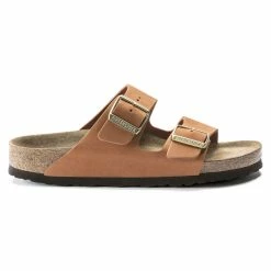 Best Pirce ✔️ Birkenstock Arizona Nubuck Leather Pecan 👍 -women-sandals sale 1019042 side