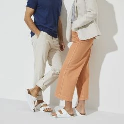 Best deal 💯 Birkenstock Arizona Birko-Flor White 🔥 -women-sandals sale 1019046 detail 7