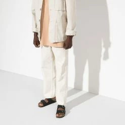 Best Pirce 🎁 Birkenstock Arizona Birko-Flor Nubuck Black ⌛ -women-sandals sale 1019115 f look m