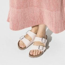 Best Sale 🛒 Birkenstock Arizona Birko-Flor Nubuck Light Rose 🎁 12 Best Sale 🛒 Birkenstock Arizona Birko-Flor Nubuck Light Rose 🎁 -women-sandals sale 1019635 f closeup f