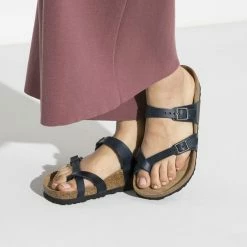 Best Sale ๐ฅฐ Birkenstock Mayari Oiled Leather Blue ๐ 12 Best Sale ๐ฅฐ Birkenstock Mayari Oiled Leather Blue ๐ -women-sandals sale 1019727 f closeup f