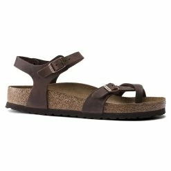 Buy 🥰 Birkenstock Taormina Oiled Leather Habana 🛒 16 Buy 🥰 Birkenstock Taormina Oiled Leather Habana 🛒 -women-sandals sale 1020010 side