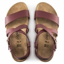 Promo ⭐ Papillio Sibyl Natural Leather Wine ✨ -women-sandals sale 1020015 top