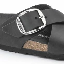 Top 10 ✔️ Birkenstock Siena Big Buckle Oiled Leather Black 😍 -women-sandals sale 1020156 detail 1