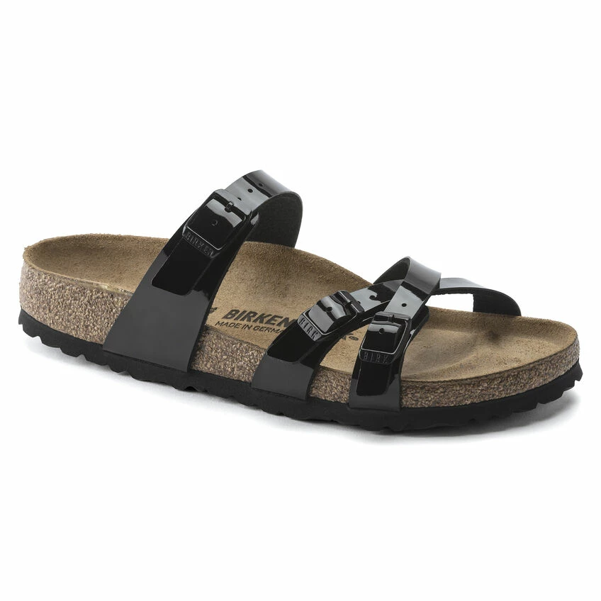 Hot Sale 🔥 Birkenstock Franca Birko-Flor Patent Patent Black Patent Black ⭐ 2 Hot Sale 🔥 Birkenstock Franca Birko-Flor Patent Patent Black Patent Black ⭐ - Image 2
