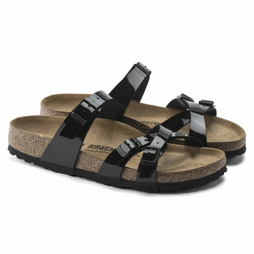 Hot Sale 🔥 Birkenstock Franca Birko-Flor Patent Patent Black Patent Black ⭐ 7 Hot Sale 🔥 Birkenstock Franca Birko-Flor Patent Patent Black Patent Black ⭐ - Image 7