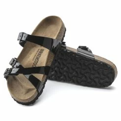 Hot Sale 🔥 Birkenstock Franca Birko-Flor Patent Patent Black Patent Black ⭐ 13 Hot Sale 🔥 Birkenstock Franca Birko-Flor Patent Patent Black Patent Black ⭐ -women-sandals sale 1020177 sole