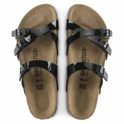 Hot Sale 🔥 Birkenstock Franca Birko-Flor Patent Patent Black Patent Black ⭐ 14 Hot Sale 🔥 Birkenstock Franca Birko-Flor Patent Patent Black Patent Black ⭐ -women-sandals sale 1020177 top