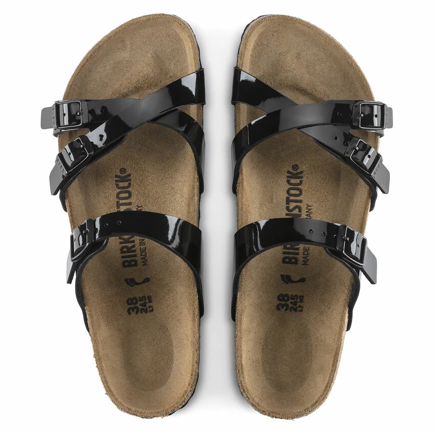 Hot Sale 🔥 Birkenstock Franca Birko-Flor Patent Patent Black Patent Black ⭐ 6 Hot Sale 🔥 Birkenstock Franca Birko-Flor Patent Patent Black Patent Black ⭐ - Image 6