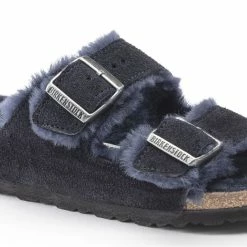 Top 10 ✔️ Birkenstock Arizona Shearling Suede Leather Midnight 😉 17 Top 10 ✔️ Birkenstock Arizona Shearling Suede Leather Midnight 😉 -women-sandals sale 1020583 detail 1