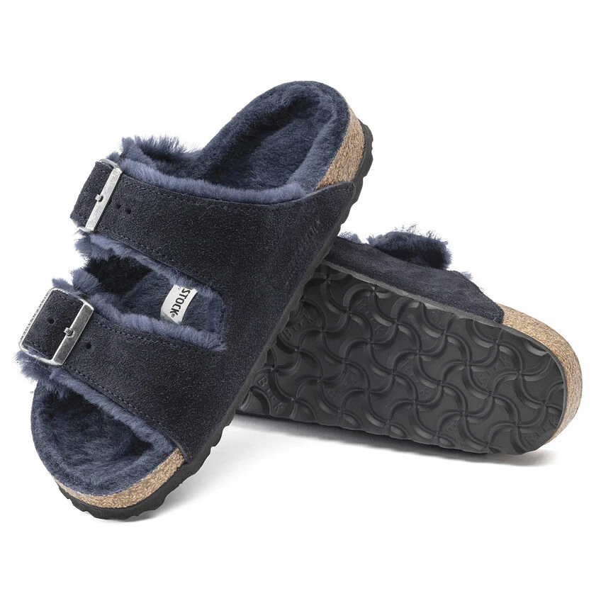Top 10 ✔️ Birkenstock Arizona Shearling Suede Leather Midnight 😉 5 Top 10 ✔️ Birkenstock Arizona Shearling Suede Leather Midnight 😉 - Image 5
